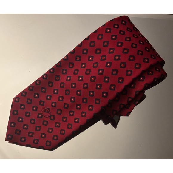 Vintage 60’s Oscar De Là Renta Stiff Silk Tie - Picture 1 of 6